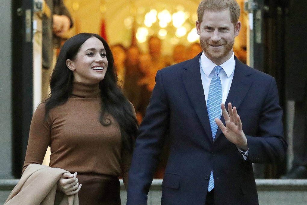 Britain’s Prince Harry and Meghan, Duchess of Sussex, leave Canada House in London in January 2020, the same year they secured a lucrative contract with Netflix thought to be worth more than US$100 million. Photo: AP