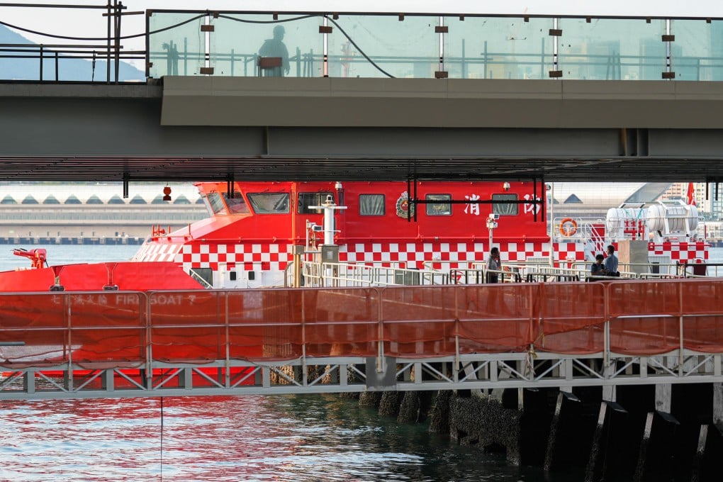 The infant was found in the waters near the Man Hong Street Playground shortly before 4pm. Photo: Eugene Lee