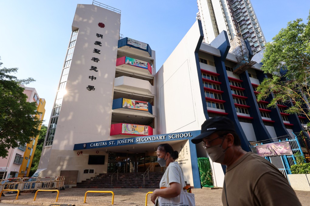 Caritas St Joseph Secondary School in Tsing Yi. A mainland Chinese tutorial centre has been promoting a programme that it says can help students attend the school. Photo: Jelly Tse