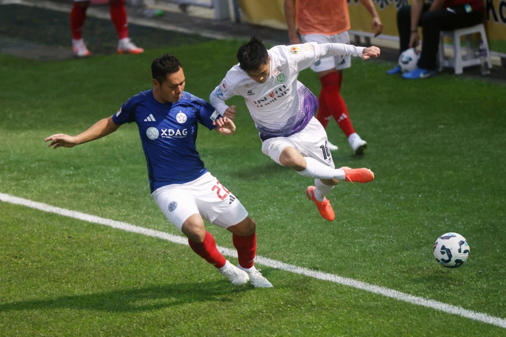 Leung Kwun-chung of Eastern (left) and Tai Po’s Philip Chan are likely to be involved in this season’s title race. Photo: Jonathan Wong