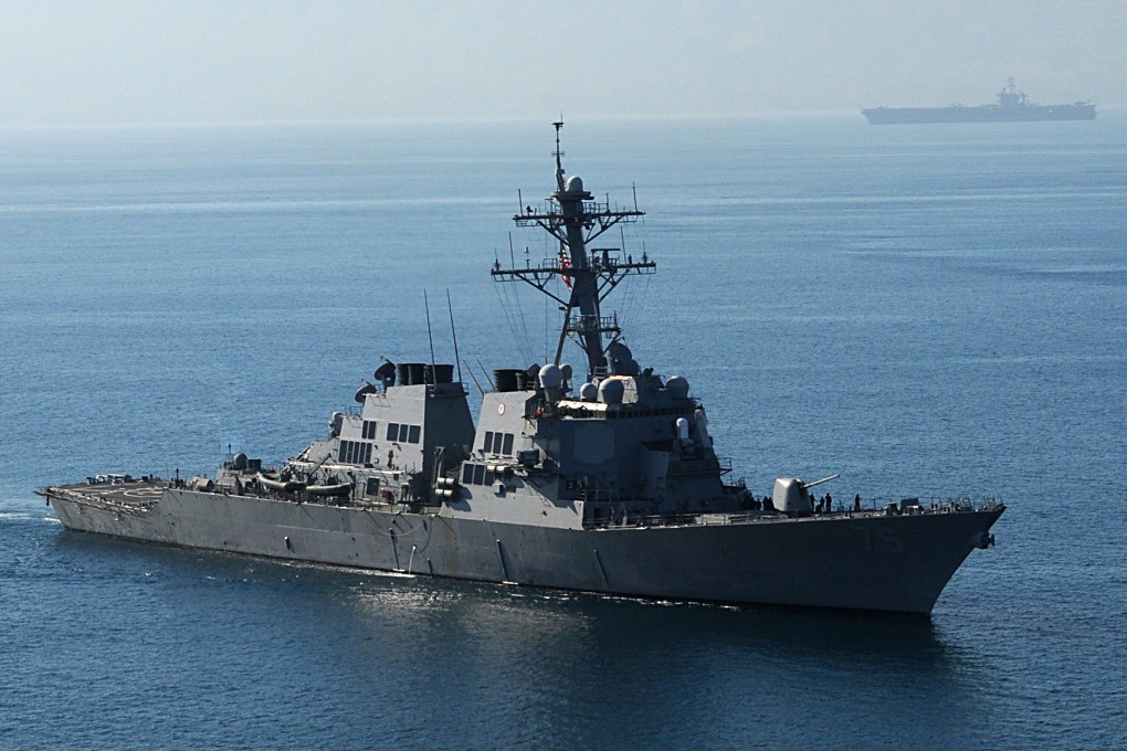 A file picture of the guided-missile destroyer USS Higgins, which has entered the South China Sea, according to the PLA Southern Theatre Command. Photo: Getty Images