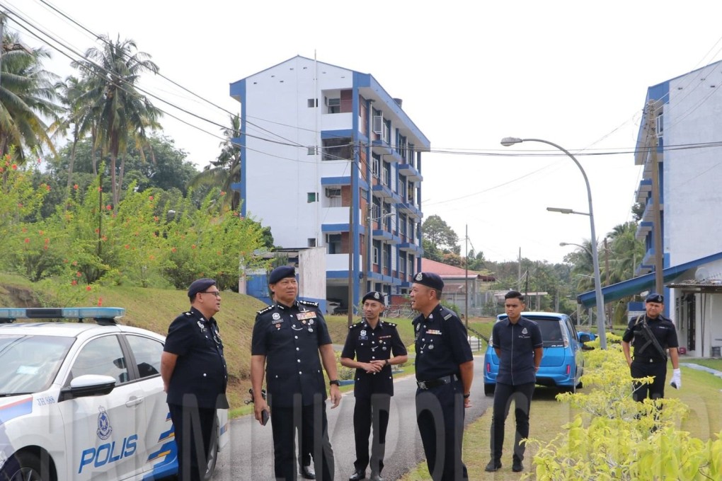 Johor police have arrested a couple on suspicion of starting a house fire in the Malaysian state. Photo: Facebook/PolisJohor