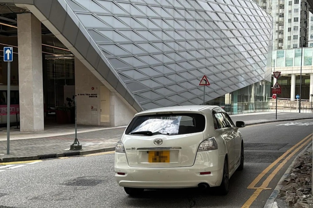 A male driver using the Amap ride-hailing platform to provide service admitted to not holding any Hong Kong ID card, following a passenger’s complaint. Photo: Handout