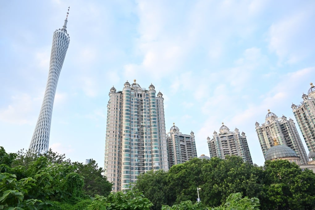 Residential buildings stand in the Haizhu distract of Guangzhou, in China’s southern Guangdong province, on October 11, 2024. Photo: Getty Images