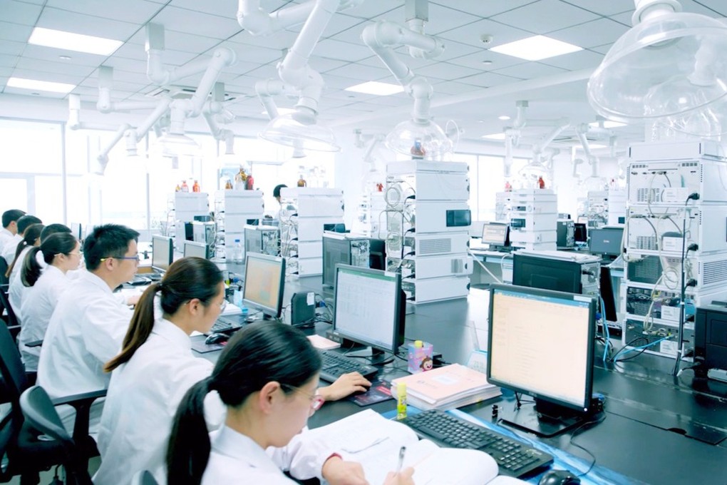 Workers inside Hansoh Pharmaceutical. Photo: Handout