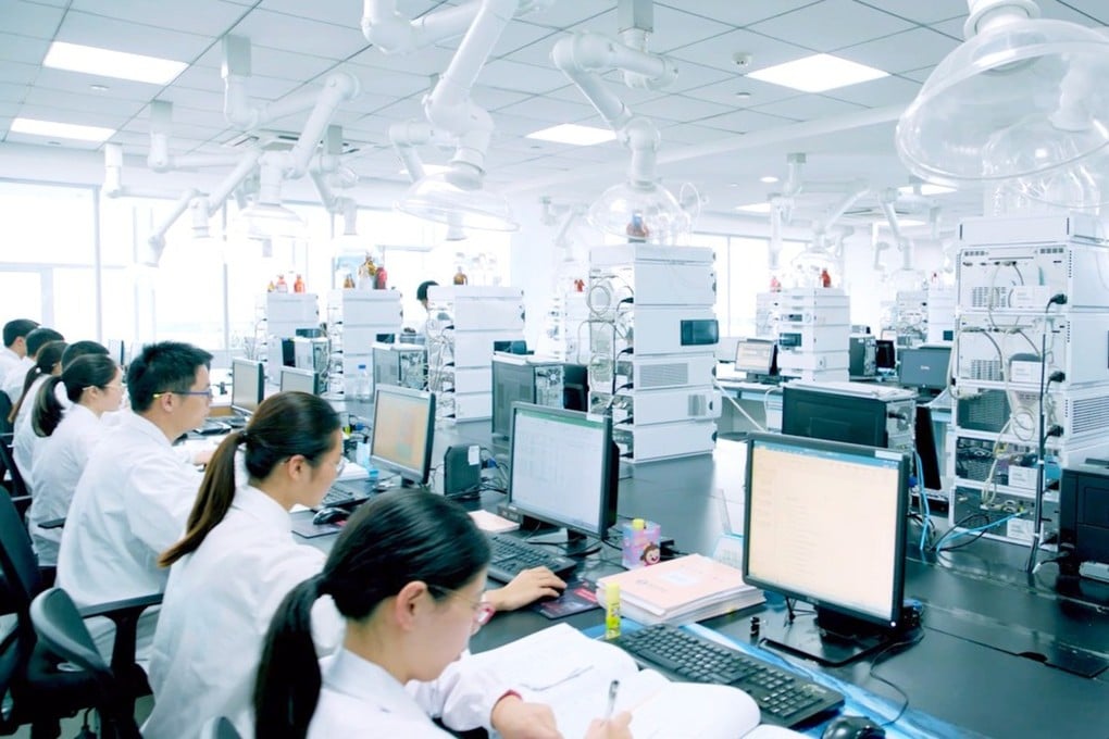 Workers inside Hansoh Pharmaceutical. Photo: Handout
