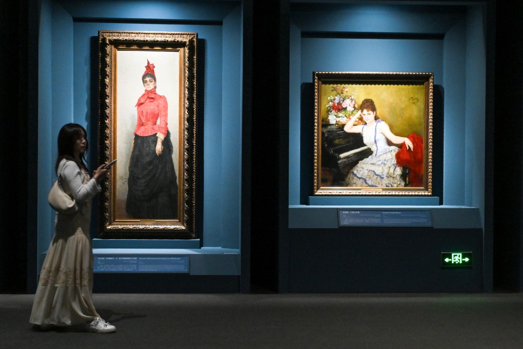 The collection of oil paintings and sketches by Ilya Repin is on show at the National Museum of China until mid-January. Photo: Xinhua