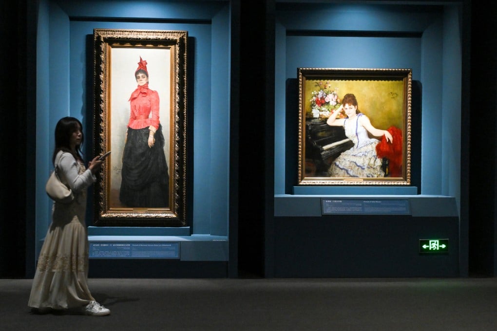 The collection of oil paintings and sketches by Ilya Repin is on show at the National Museum of China until mid-January. Photo: Xinhua