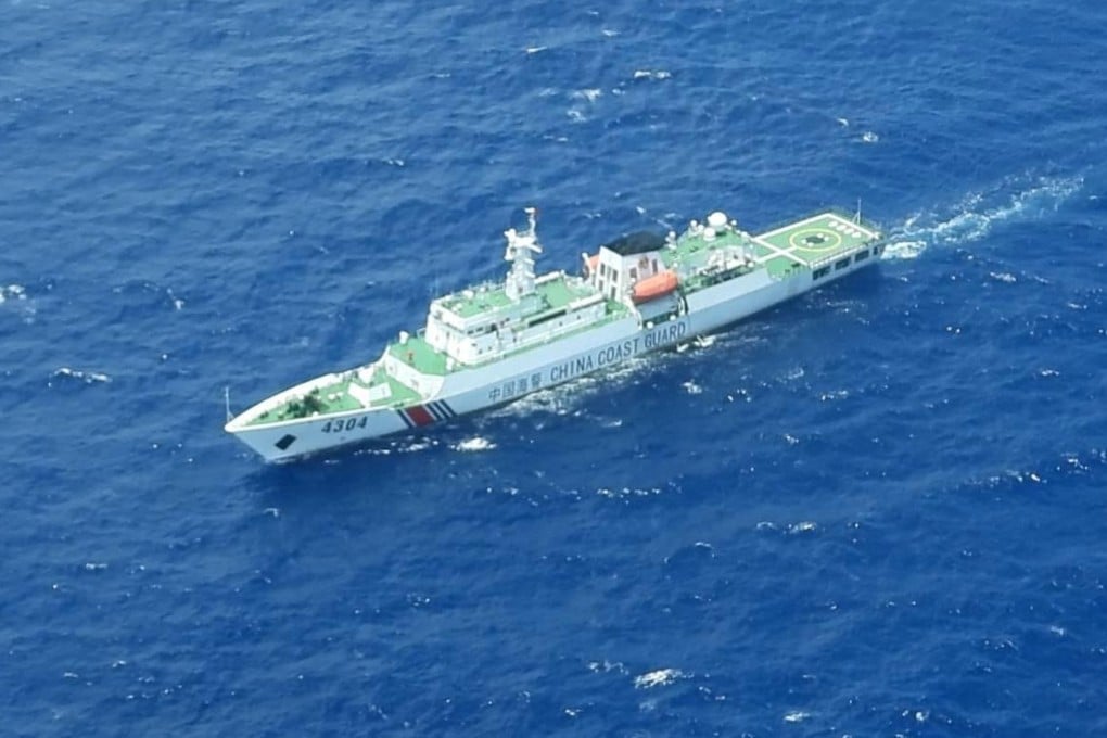 The Philippine Navy said two Chinese coastguard ships were seen in waters off Batanes on August 7. Photo: Philippine Coast Guard