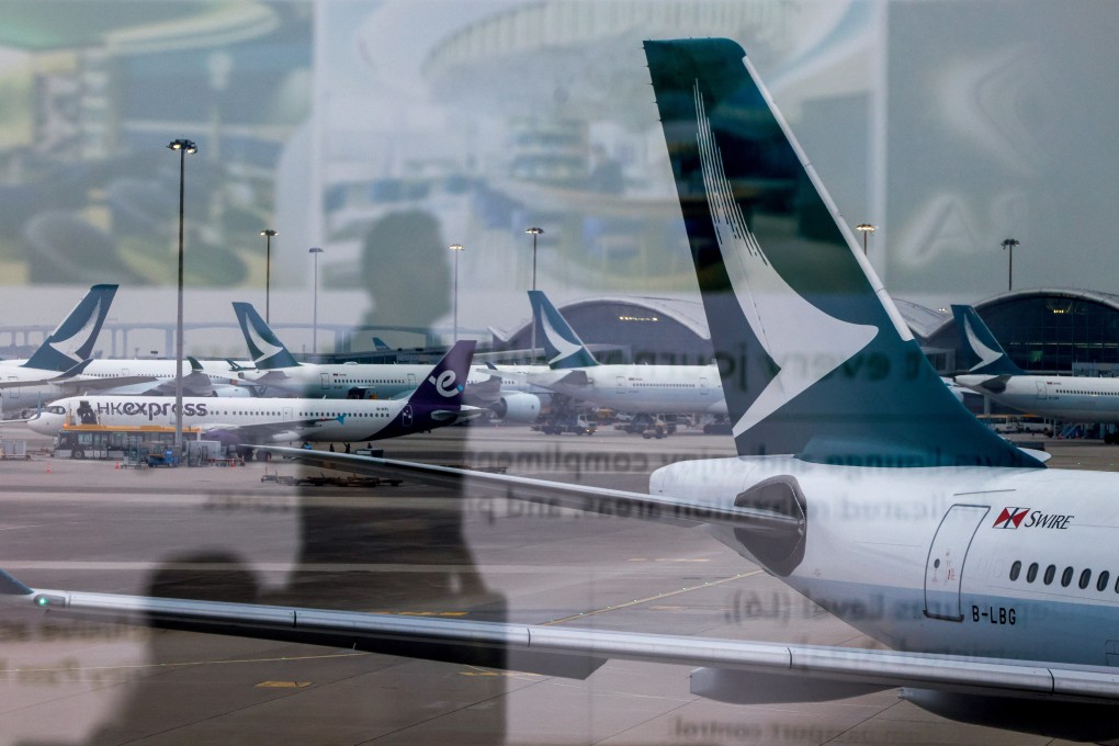 Cathay Pacific planes at Hong Kong International Airport in Chek Lap Kok. Photo: Nora Tam