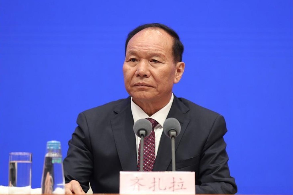 Qizhala, the ethnic Tibetan former chairman of the Tibet autonomous region, was expelled from the Communist Party in July. Photo: Handout