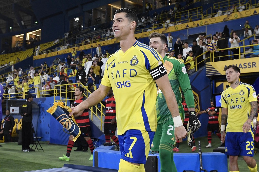 Cristiano Ronaldo (front) and his club Al-Nassr are scheduled to play a match in Goa. Photo: Reuters