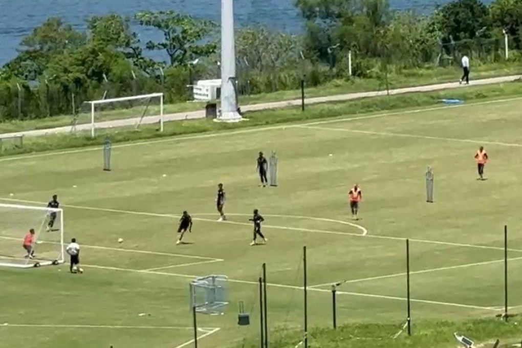 Cristiano Ronaldo and his Al Nassr teammates training in Tseung Kwan O. Photo: Fabio Brunazzi