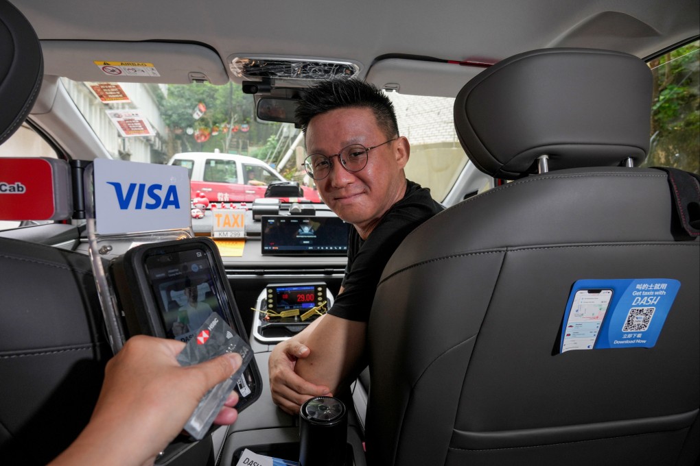 Jason Ma, founder of the start-up Dash, is aiming to encourage taxi drivers to embrace digital payments with a new integrated e-payment system. Photo: May Tse