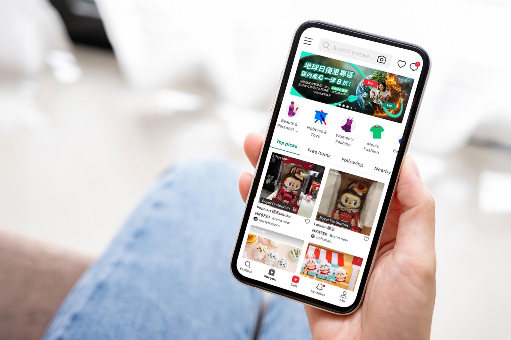 Online marketplace Carousell has said concert tickets and electronics are among the most common products used in trading scams on the platform. Photo: Handout