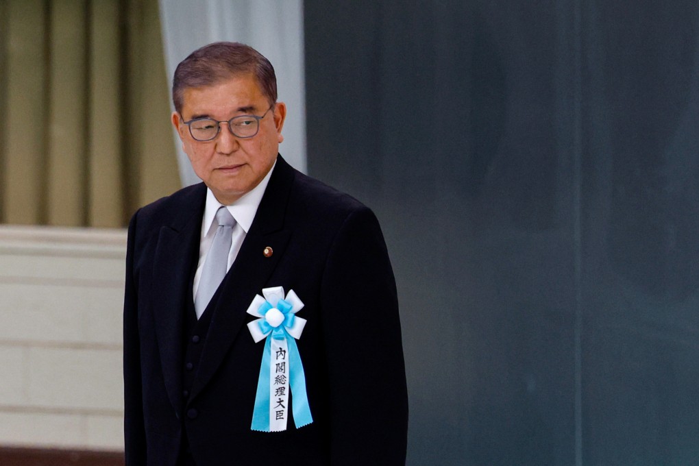 Japanese Prime Minister Shigeru Ishiba has expressed “remorse” over the war, the first Japanese leader to do so since 2013, but stopped short of an apology. Photo: EPA