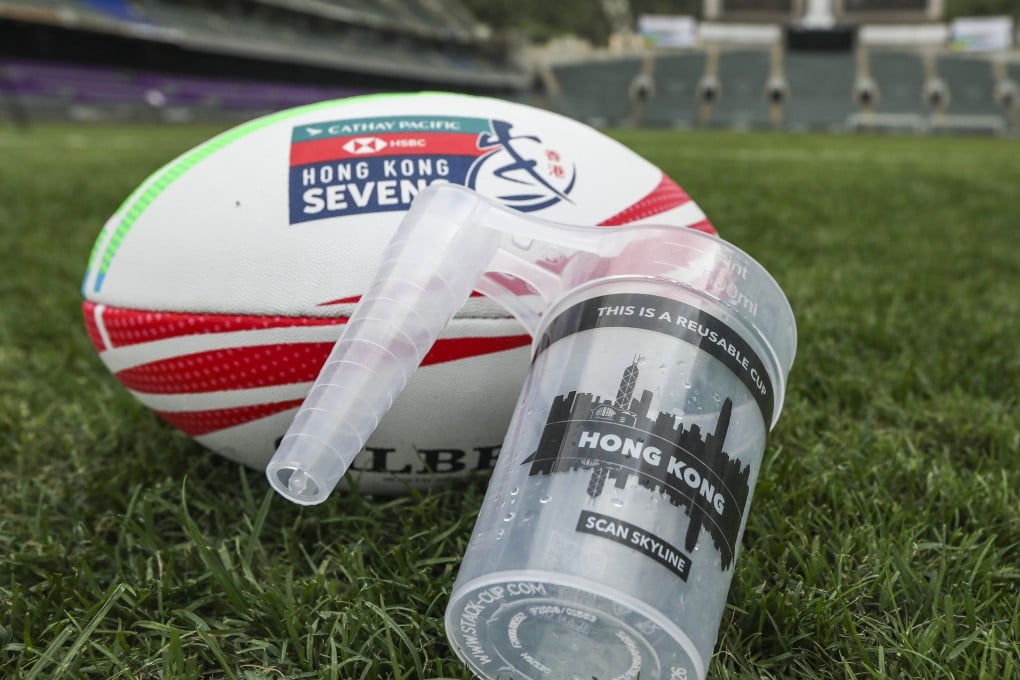 In Hong Kong, reusable cup systems have been piloted at events like the Sevens. Photo: Xiaomei Chen