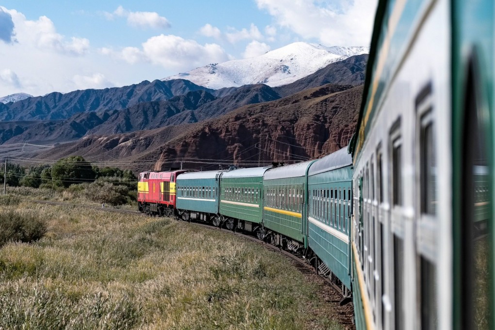 The Orient Silk Road Express travels on its 4,600km route through Central Asia from Uzbekistan to Kazakhstan. Photo: Orient Silk Road Express