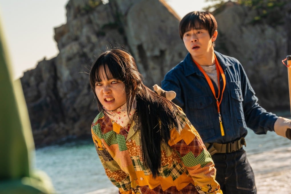 Choi Yoo-ri (left) and Jo Jung-suk in a still from My Daughter Is a Zombie (category IIA, Korean), directed by Pil Gam-sung. Lee Jung-eun co-stars.