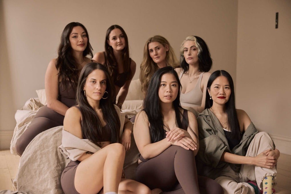 Australia-based Ovum is a company founded by Ariella Heffernan-Marks (back row, second left) to develop a pioneering femtech app of the same name. Photo: Handout