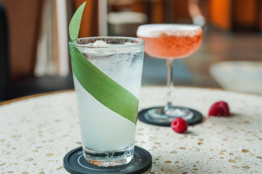 Terrible Baby’s summer drinks: Leafy Life (left), and Berries & Flowers. Photo: Handout