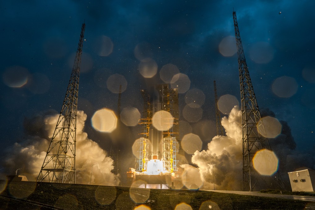 A scientific paper published in China outlines changes that were made to the Chang’e-6 mission, which blasted off on board a Long March-5 rocket on May 3, 2024. Photo: Xinhua