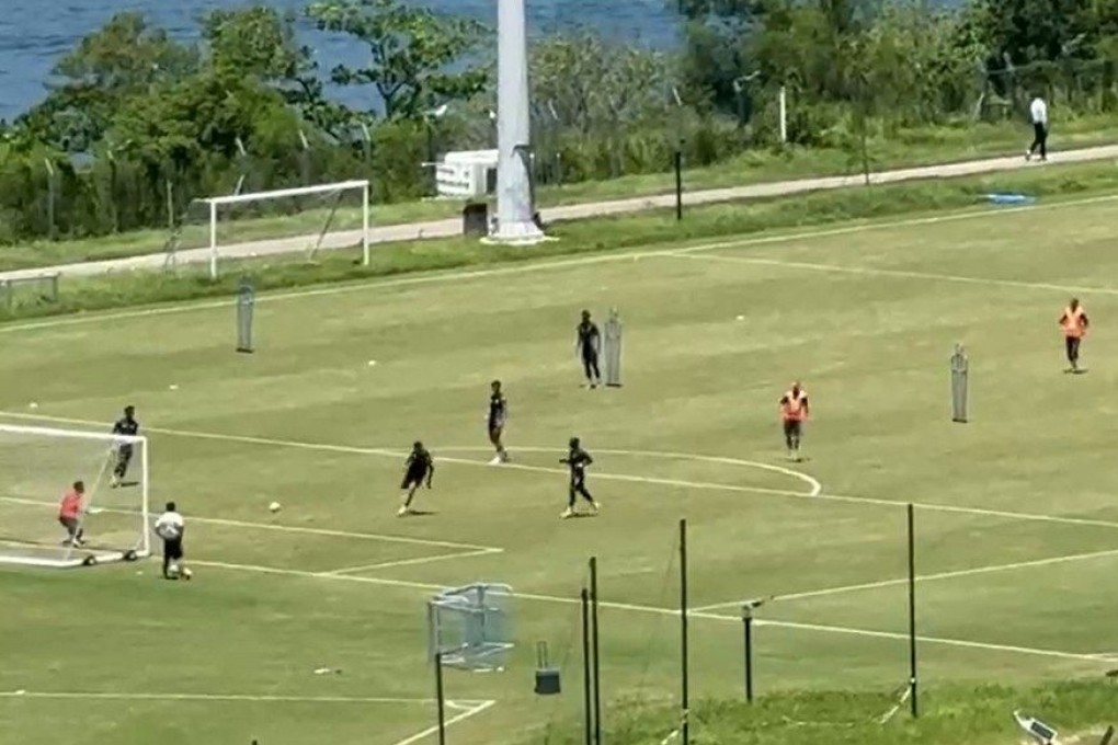 Cristiano Ronaldo and his Al-Nassr teammates train in Tseung Kwan O. Photo: Handout
