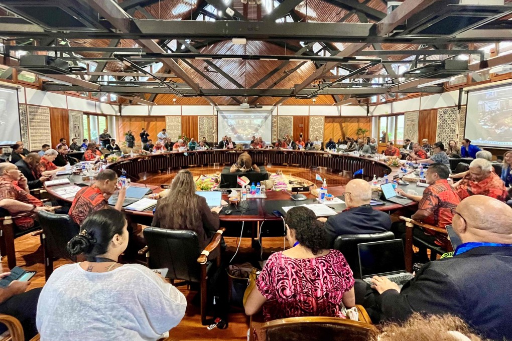 Officials gather in Fiji on Thursday for the annual Pacific Islands Forum Foreign Ministers Meeting. The PIF’s 54th Leaders Meeting is set to be held in Solomon Islands from September 8 to 12. Photo: AFP