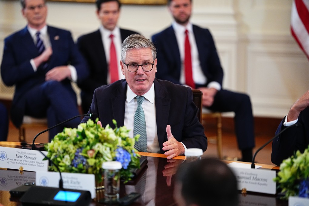 British Prime Minister Keir Starmer at the White House in Washington on Monday. Photo: EPA