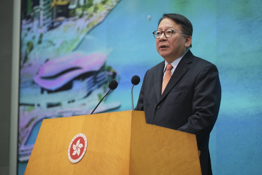 Chief Secretary Eric Chan has condemned countries for granting asylum to activists allegedly endangering national security who have absconded overseas. Photo: Sun Yeung