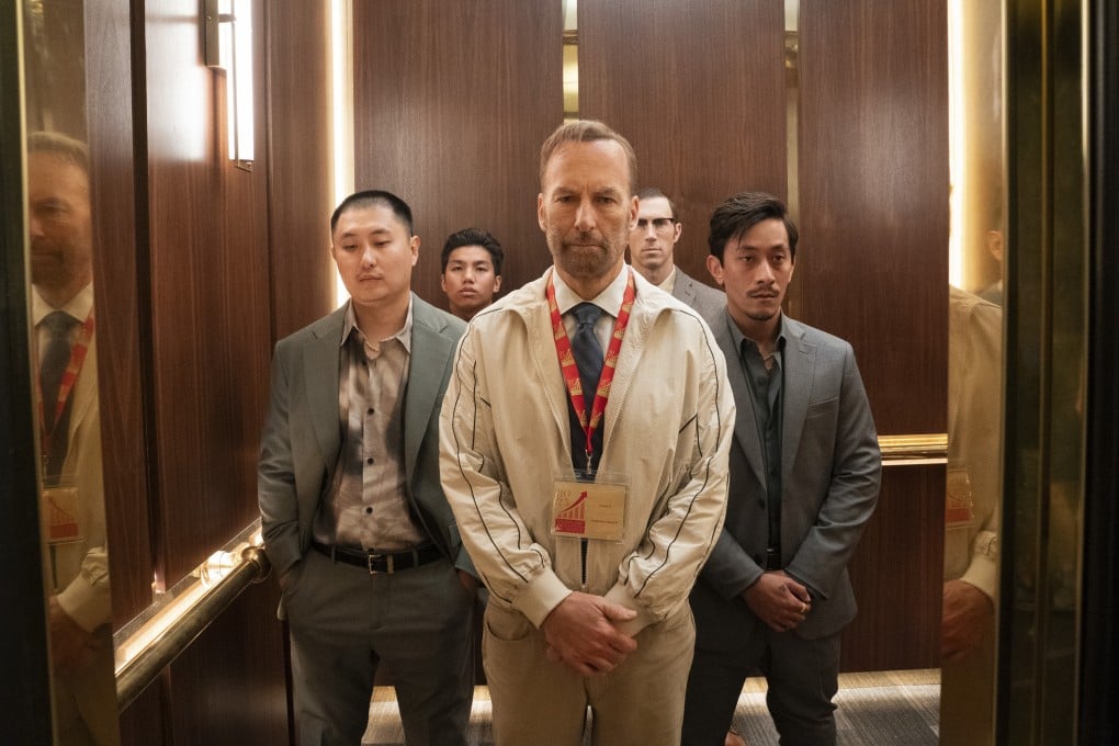 Bob Odenkirk (front) in a still from Nobody 2. The Breaking Bad and Better Call Saul star says he wants to be a different sort of action man than Jason Statham and Liam Neeson, who are “utterly, 100 per cent sure that they’re gonna win this fight”. Photo: AP