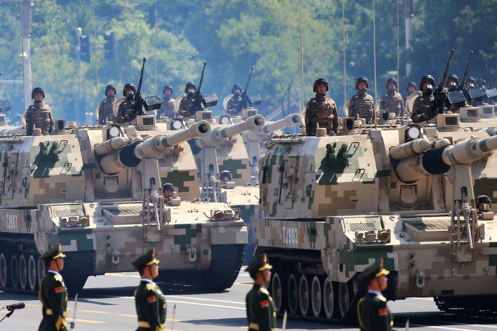 China last held a Victory Day military parade a decade ago, for the 70th anniversary. Photo: EPA