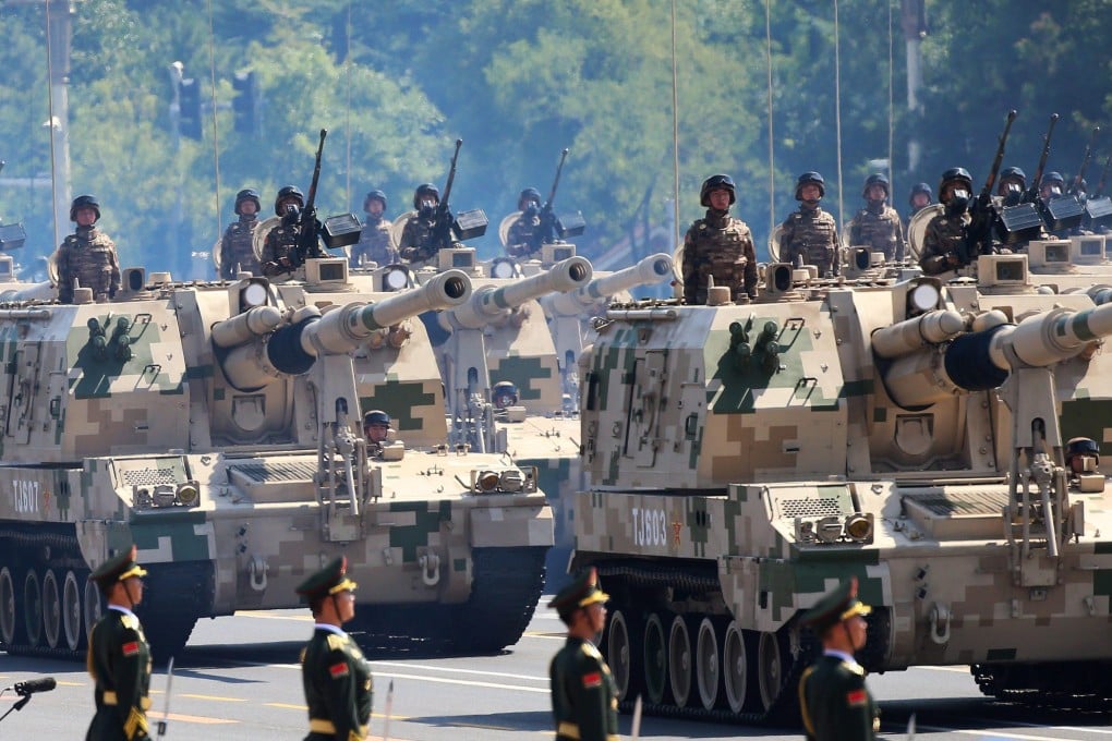 China last held a Victory Day military parade a decade ago, for the 70th anniversary. Photo: EPA