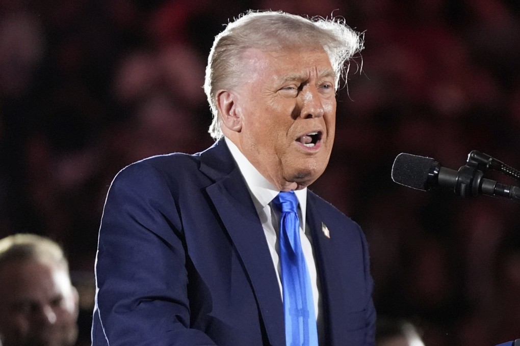 US President Donald Trump gives a commencement address at the University of Alabama in Tuscaloosa in May. Photo: AP