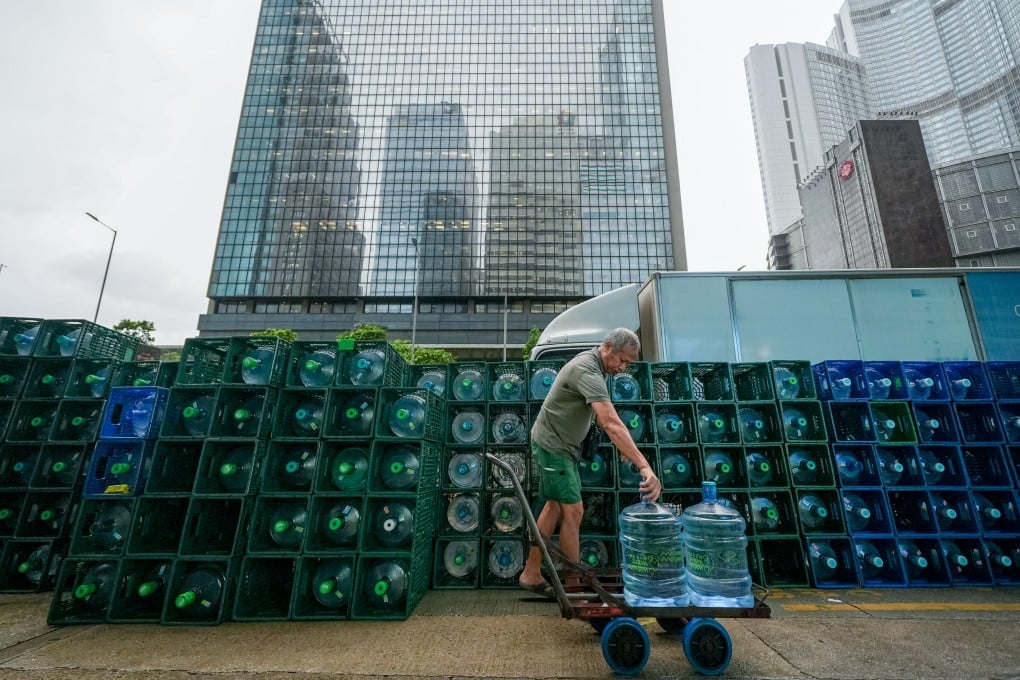 Jugs of Watsons Water. Photo: Eugene Lee