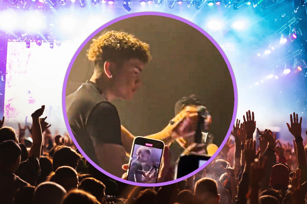 A Chinese musician earned widespread acclaim after stopping his performance to assist a young woman in catching a molester. Photo: SCMP composite/Shutterstock/Douyin