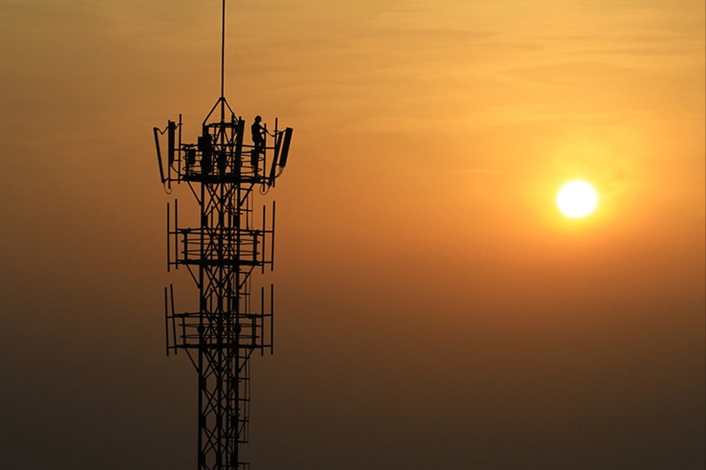 Telecommunications tower maintenance forms part of the business process outsourcing segment of China Communication Services. Photo: Handout