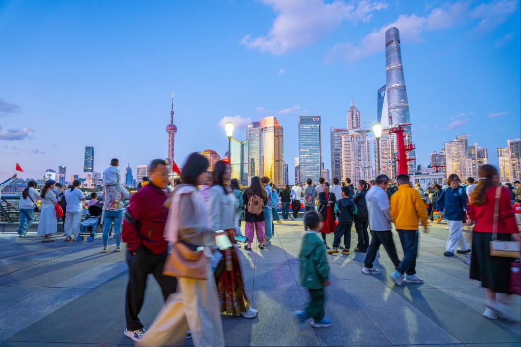 People walk on The Bund in Shanghai on October 3, 2024. Photo: Shutterstock