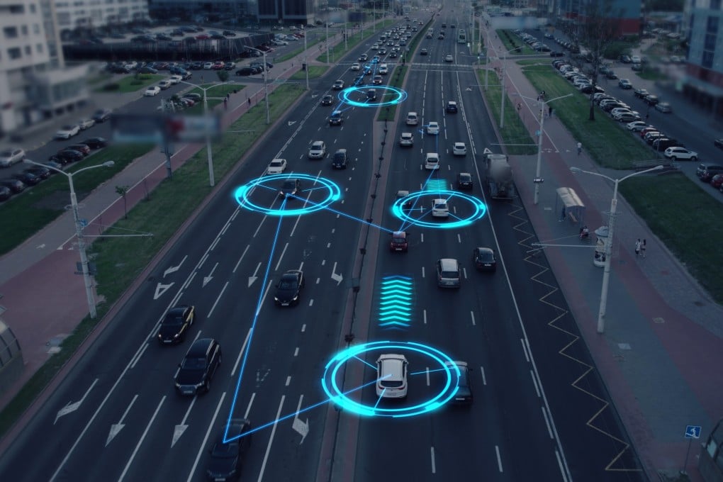 Visualization of the interaction of self-driving autonomous vehicles. Photo: Shutterstock
