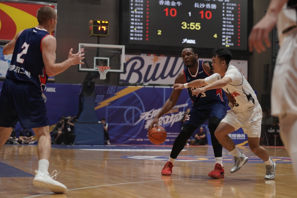 The Hong Kong Bulls (blue) in action at Southorn Stadium, which has now been deemed not up to standard. Photo: Handout