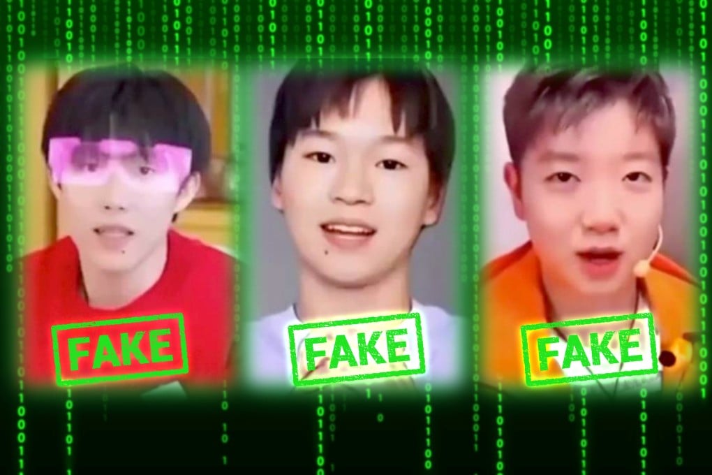 Online scammers have used artificial intelligence technology to clone Chinese diver Quan Hongchan to sell eggs, while other top mainland athletes have been used in a similar way to promote other products. Photo: SCMP composite/Shutterstock/Douyin