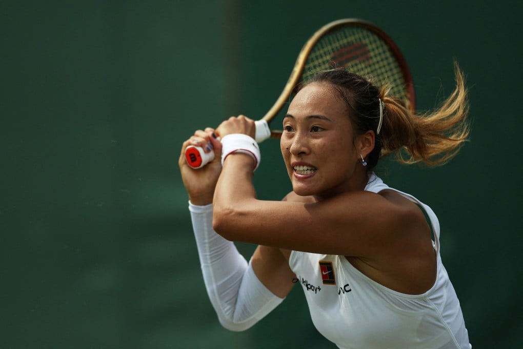 China is aiming to create a whole tennis ecosystem following the rise in popularity of Zheng Qinwen. Photo: Reuters