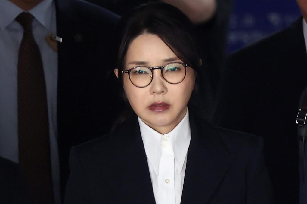 Former South Korean first lady Kim Keon-hee (centre) at the Seoul Central District Court on August 12.
Photo: Xinhua