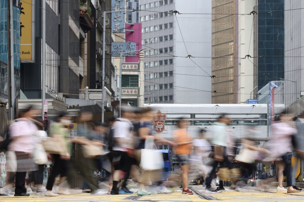 A street in Central, Hong Kong, on the morning of August 21. The city’s jobless rate in the May-to-July period stood at 3.7 per cent, up from 3.5 per cent in the April-to-June period. Photo: Karma Lo
