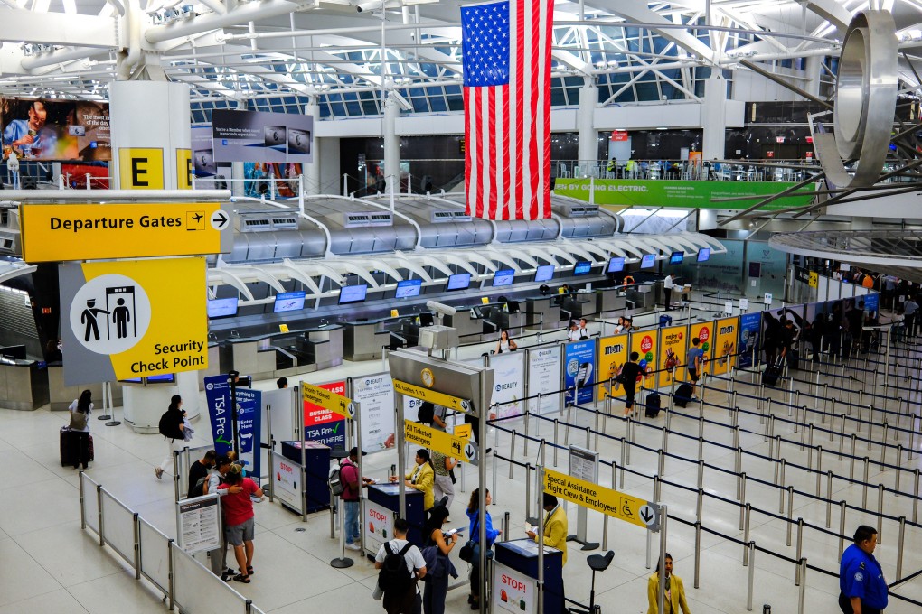The departure gates at JFK International Airport’s Terminal 1 are seen in New York on August 15. Photo: TNS