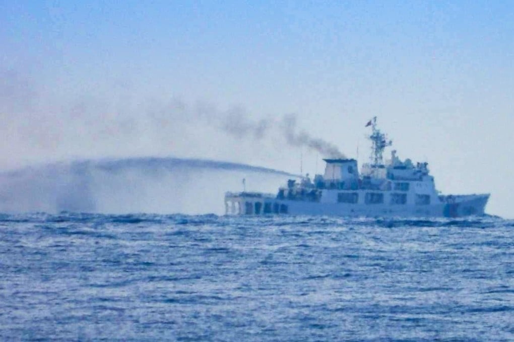 China says it has taken “control measures” against two Philippine vessels near the Sierra Madre, a warship that has been grounded on the disputed Second Thomas Shoal, although it did not say when. Photo: X/Armed Forces of the Philippines