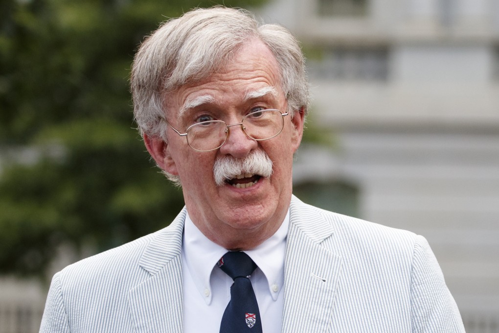 John Bolton speaks to media at the White House in 2019 during his role as the National security adviser. Photo: AP