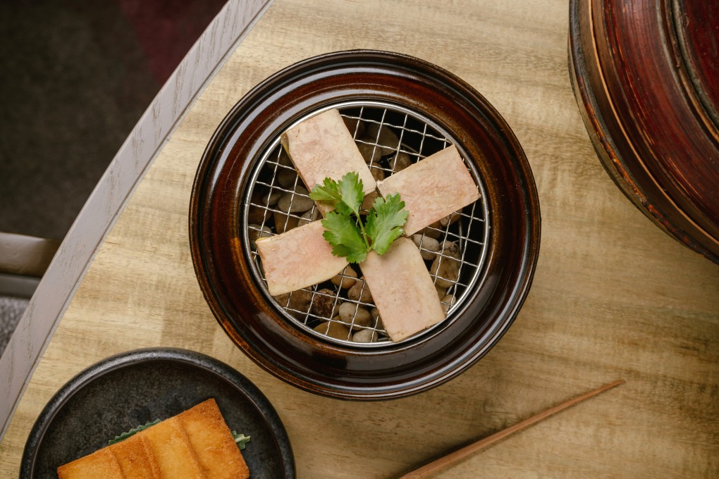 This smoked duck liver on crispy toast is a signature at Rùn at The St Regis Hong Kong. Photo: Nicholas Wong Sixteen Photography