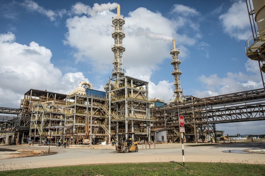 The Lynas rare earth processing plant in Pahang, Malaysia, processes 12 to 15 per cent of the world’s rare earth elements, but China still dominates the process of separating and purifying rare earth ores that are mined. Photo: Handout