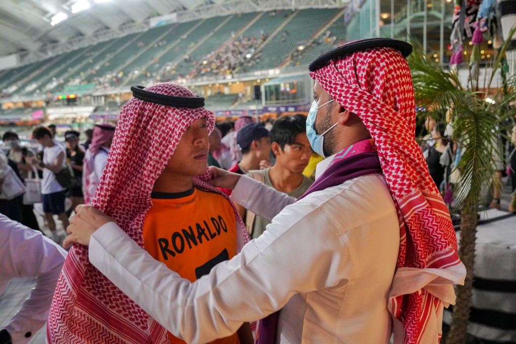 Fans prepare to watch Ronaldo and co at Hong Kong Stadium. Photo: Elson Li